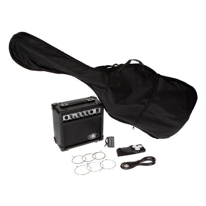 LEGEND Pack Guitare Type Ibanez Sunburst