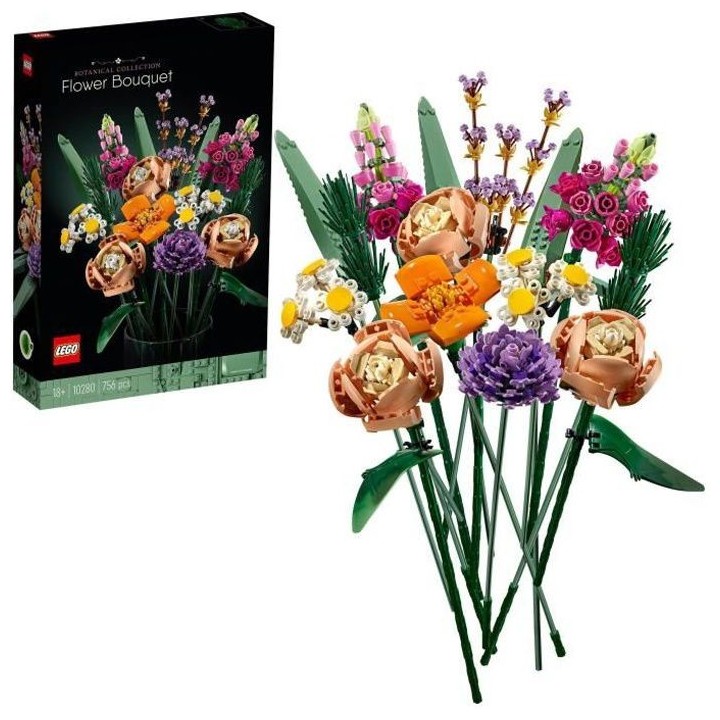 LEGO 10280 Icons Bouquet de fleurs, Fleurs artificielles, collection b
