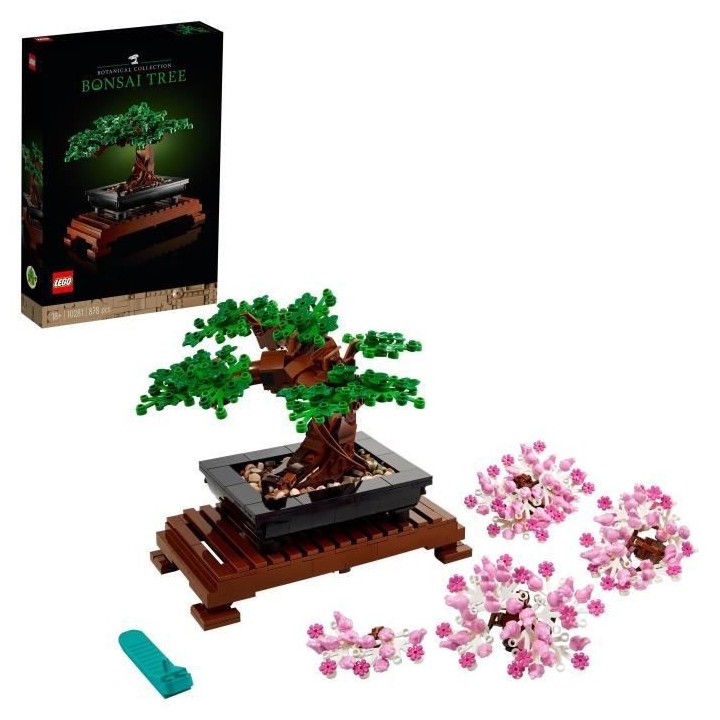 LEGO Icons 10281 Bonsai, Construction, Fleurs Décoratives, Kit Bonsai