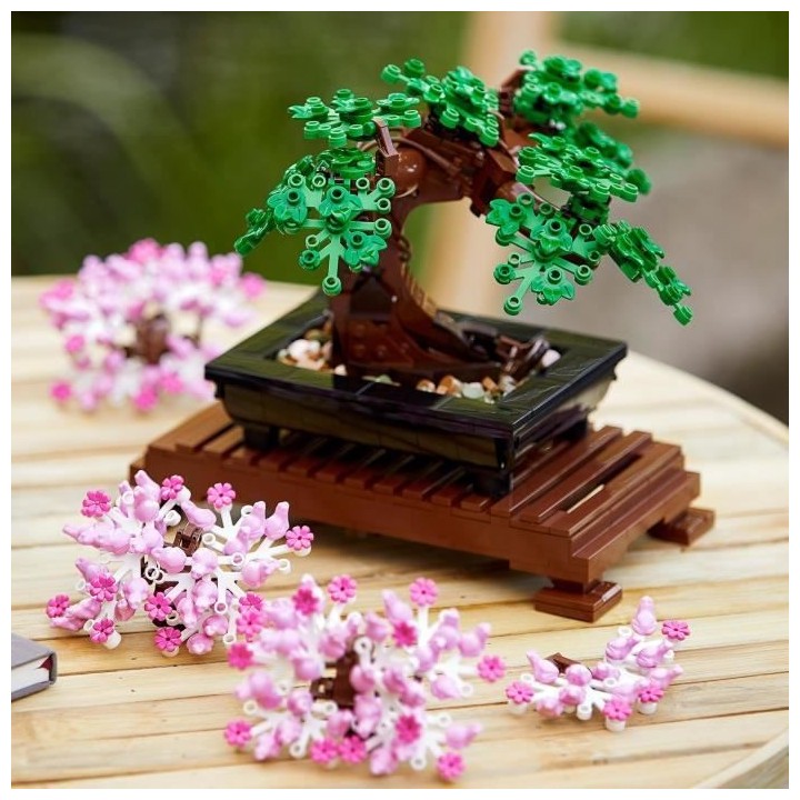 LEGO Icons 10281 Bonsai, Construction, Fleurs Décoratives, Kit Bonsai