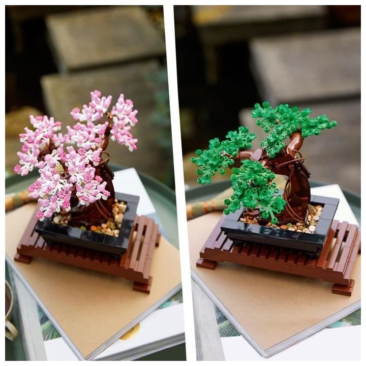 LEGO Icons 10281 Bonsai, Construction, Fleurs Décoratives, Kit Bonsai