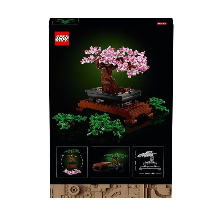 LEGO Icons 10281 Bonsai, Construction, Fleurs Décoratives, Kit Bonsai
