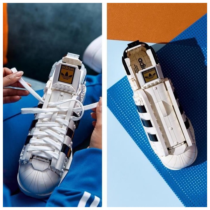 LEGO 10282 Icons Ensemble chaussure adidas Originals Superstar, Cadeau