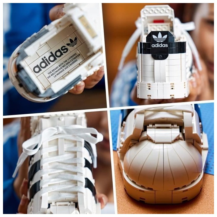 LEGO 10282 Icons Ensemble chaussure adidas Originals Superstar, Cadeau