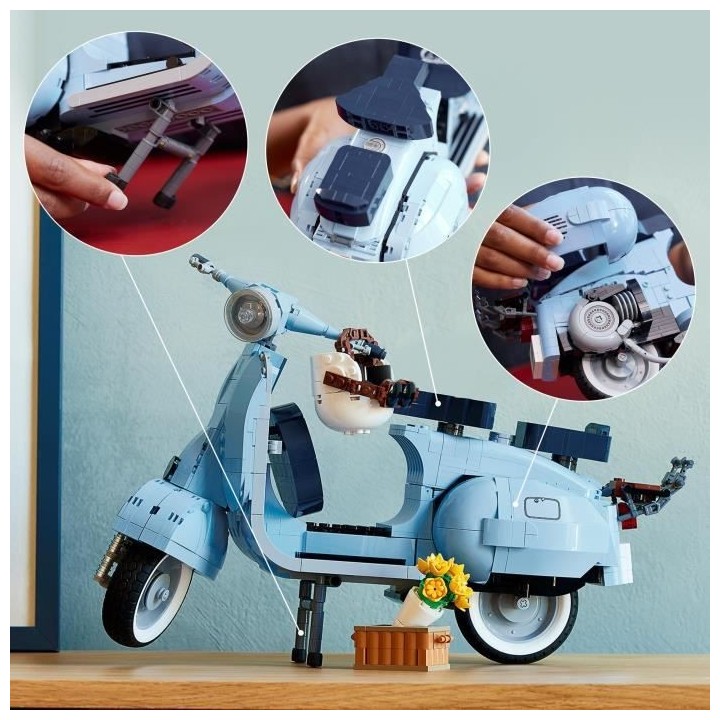 LEGO Icons 10298 Vespa 125, Collection Scooter Adulte