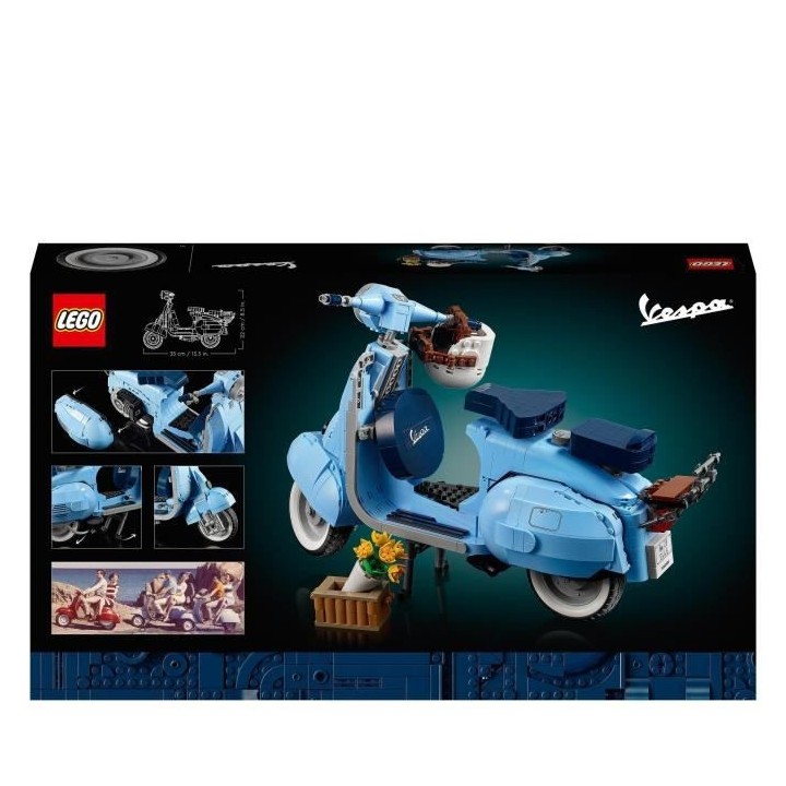 LEGO Icons 10298 Vespa 125, Collection Scooter Adulte