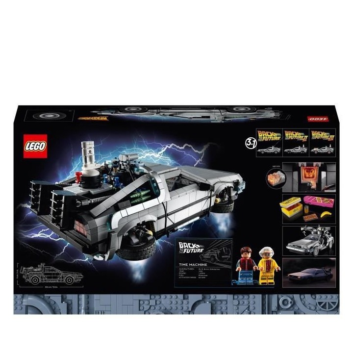 LEGO 10300 La machine a remonter le temps de Retour vers le futur