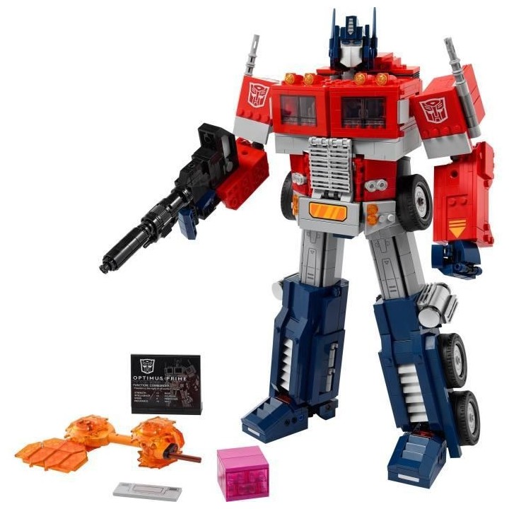 LEGO ICONS™ 10302 Optimus Prime, Figurine Autobot Robot de Transform
