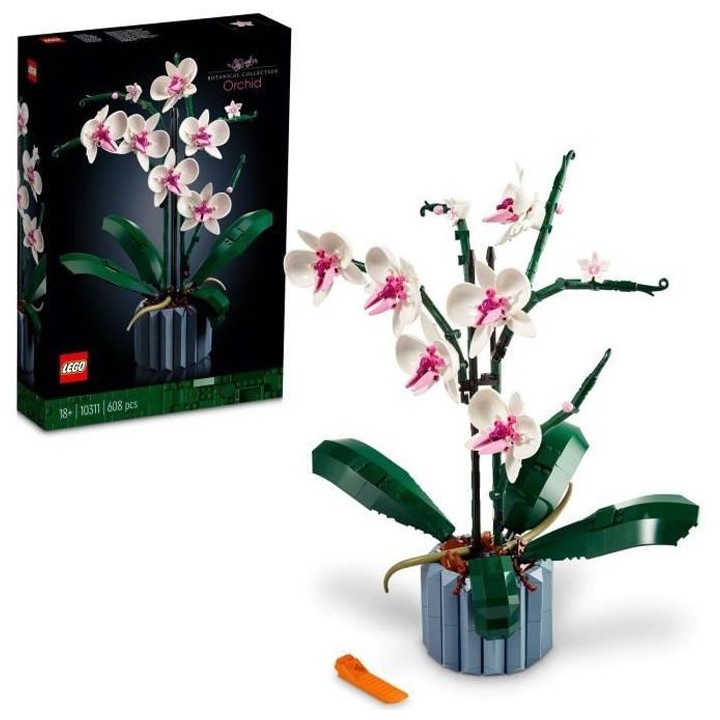 LEGO Icons 10311 L'Orchidée Plantes de Fleurs Artificielles d'Intéri