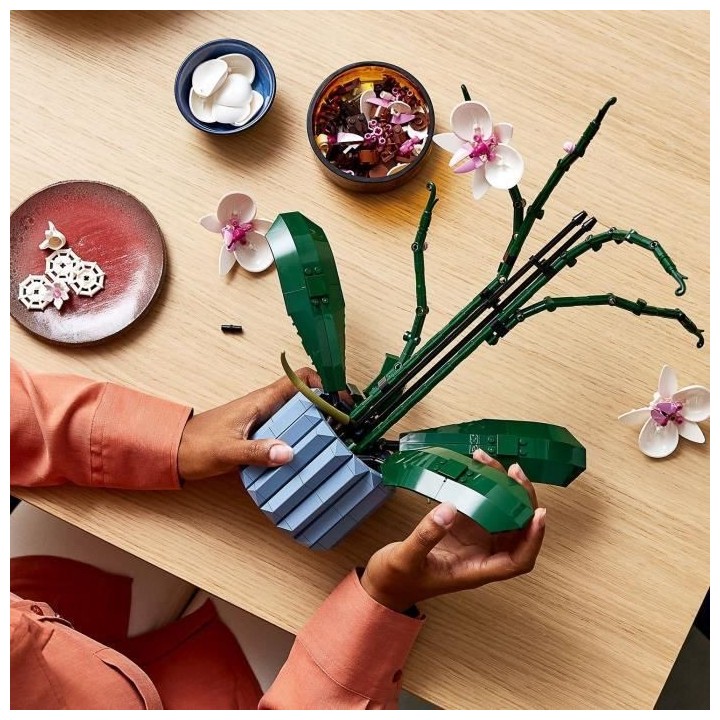 LEGO Icons 10311 L'Orchidée Plantes de Fleurs Artificielles d'Intéri