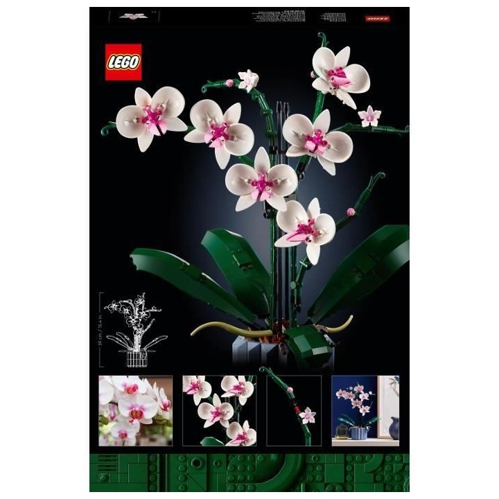 LEGO Icons 10311 L'Orchidée Plantes de Fleurs Artificielles d'Intéri