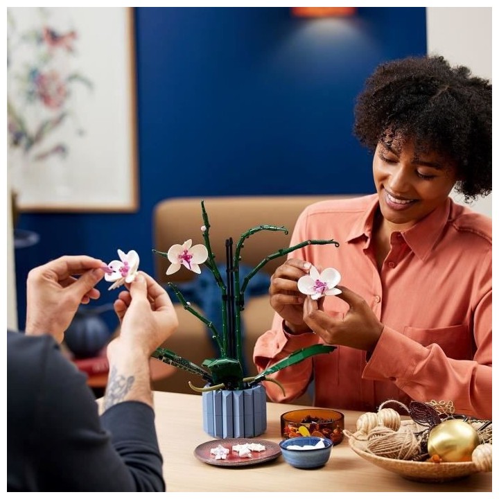 LEGO Icons 10311 L'Orchidée Plantes de Fleurs Artificielles d'Intéri
