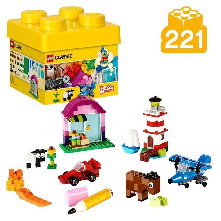 LEGO Classic 10692 Les Briques Créatives Boîte De Rangement Et Jouet