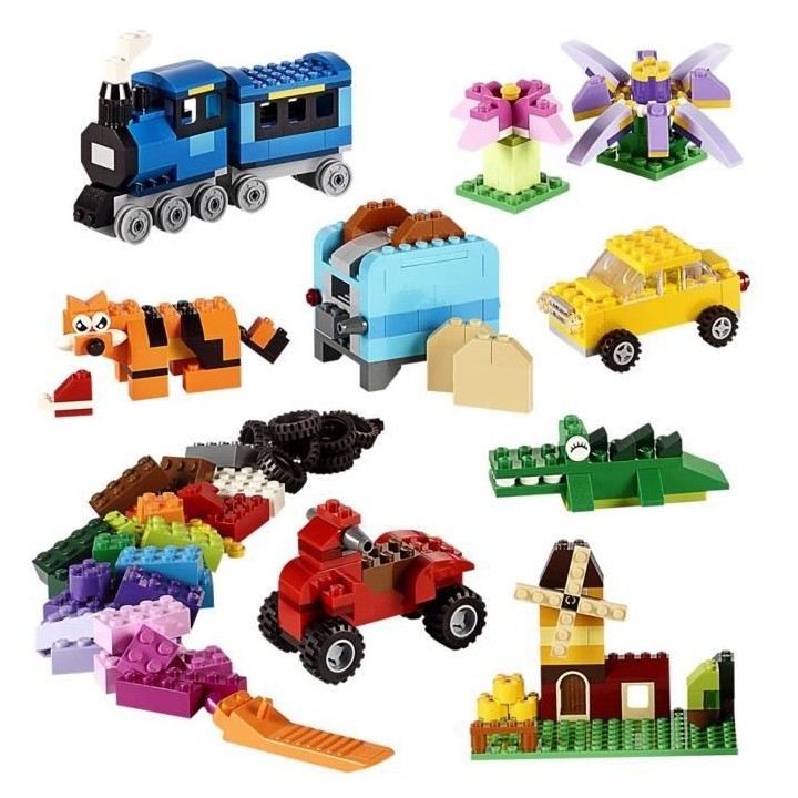 LEGO Classic 10696 La boîte de briques créatives, Rangement facile d