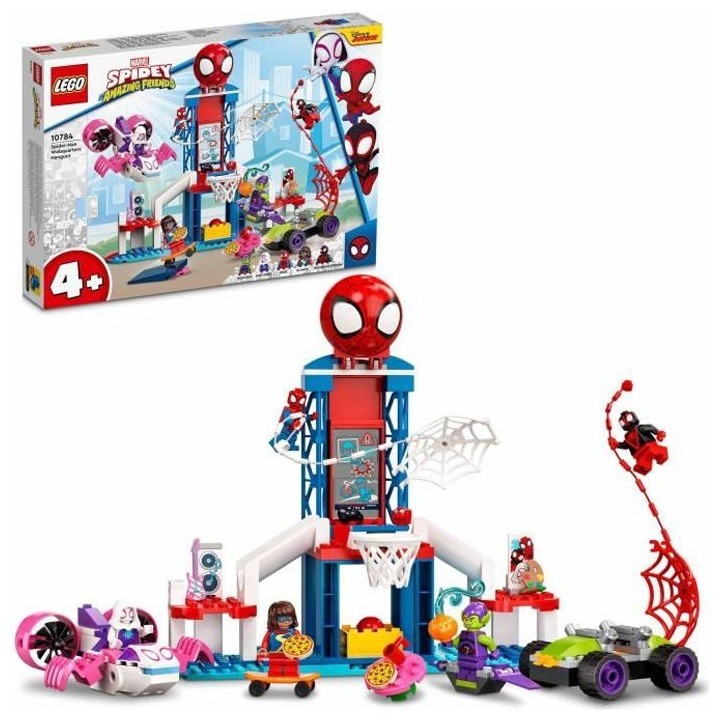 LEGO 10784 Marvel Spidey et Ses Amis Extraordinaires La Base Secrete d
