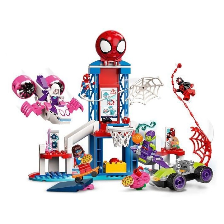 LEGO 10784 Marvel Spidey et Ses Amis Extraordinaires La Base Secrete d