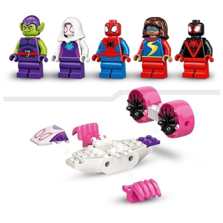 LEGO 10784 Marvel Spidey et Ses Amis Extraordinaires La Base Secrete d