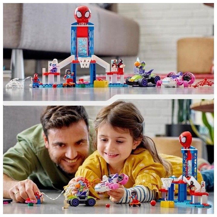 LEGO 10784 Marvel Spidey et Ses Amis Extraordinaires La Base Secrete d