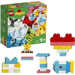 LEGO 10909 DUPLO Classic La Boîte Coeur Premier Set, Jouet Educatif,