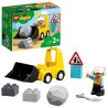 LEGO 10930 DUPLO Le Bulldozer, Engins De Chantier Jouet Pour Enfant de 2 Ans Et Plus, Jeu Motricité Fine Pour Garçons Et Fille