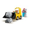 LEGO 10930 DUPLO Le Bulldozer, Engins De Chantier Jouet Pour Enfant de 2 Ans Et Plus, Jeu Motricité Fine Pour Garçons Et Fille