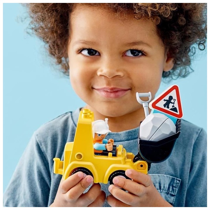 LEGO 10930 DUPLO Le Bulldozer, Engins De Chantier Jouet Pour Enfant de