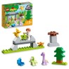 LEGO 10938 DUPLO La Nurserie des Dinosaures Jouet avec Figurines des 2 ans, Tricératops, Ptéranodon et Brachiosaure, Idée Cad