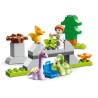 LEGO 10938 DUPLO La Nurserie des Dinosaures Jouet avec Figurines des 2 ans, Tricératops, Ptéranodon et Brachiosaure, Idée Cad