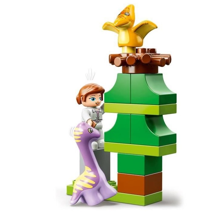 LEGO 10938 DUPLO La Nurserie des Dinosaures Jouet avec Figurines des 2