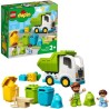 LEGO 10945 DUPLO Le camion poubelle et le tri sélectif jeu de construction éducatif pour enfant 2 ans et plus