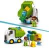 LEGO 10945 DUPLO Le camion poubelle et le tri sélectif jeu de construction éducatif pour enfant 2 ans et plus