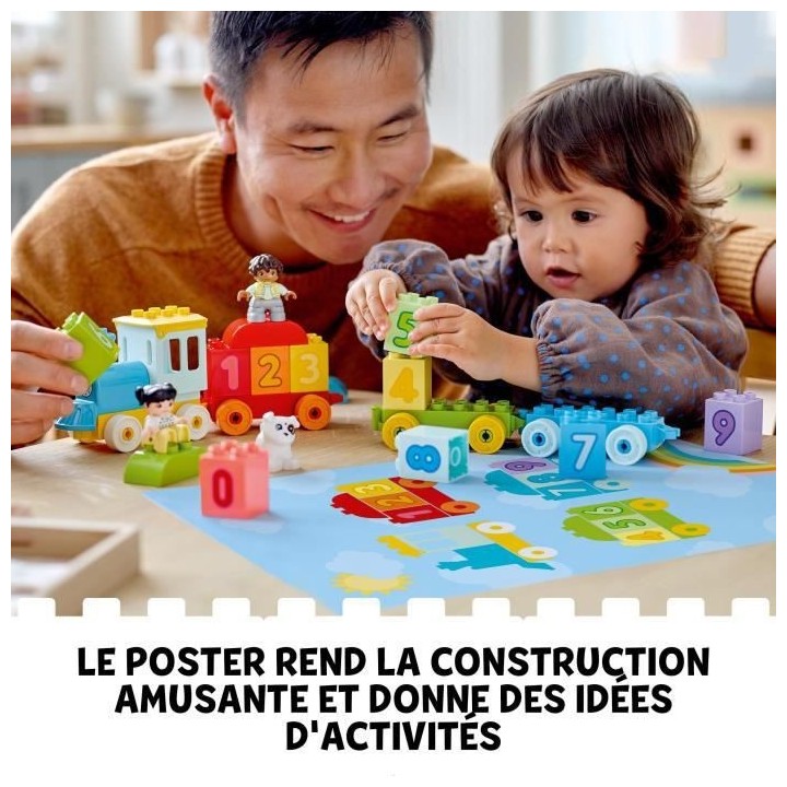 LEGO 10954 DUPLO Le train des chiffres - Apprendre a compter Jeux édu