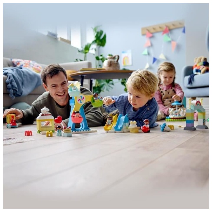LEGO 10956 DUPLO Town Le parc d'attractions Jouet Enfant 2+ ans avec T