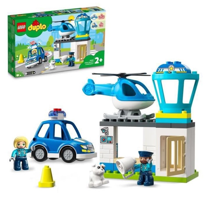 LEGO 10959 DUPLO Le Commissariat Et L'Hélicoptere De La Police, Voitu