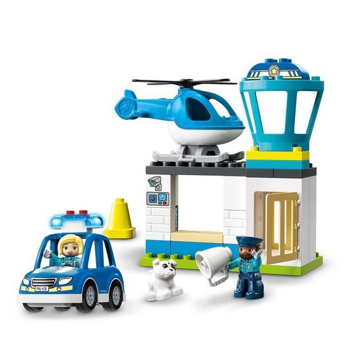LEGO 10959 DUPLO Le Commissariat Et L'Hélicoptere De La Police, Voitu
