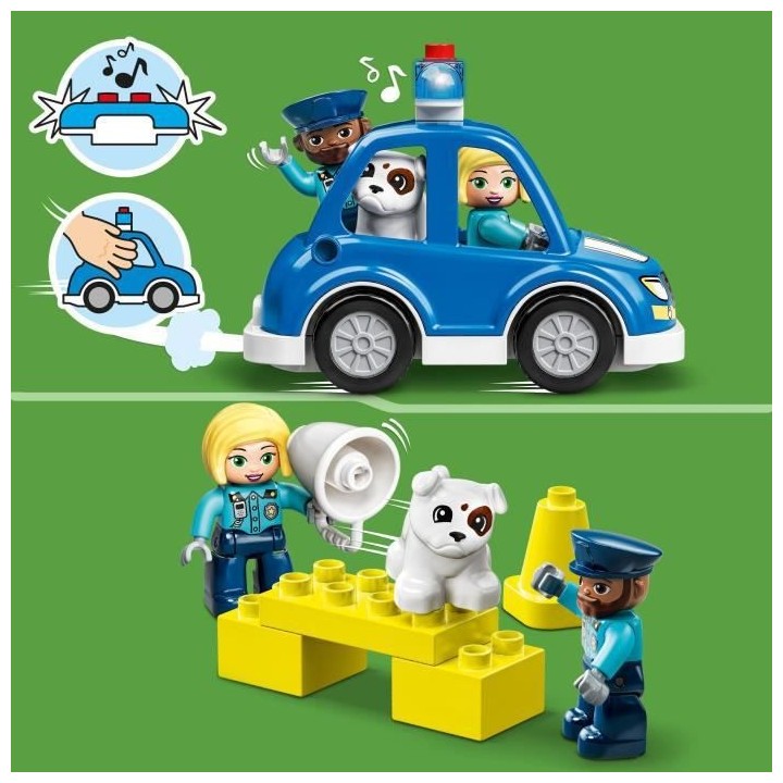 LEGO 10959 DUPLO Le Commissariat Et L'Hélicoptere De La Police, Voitu