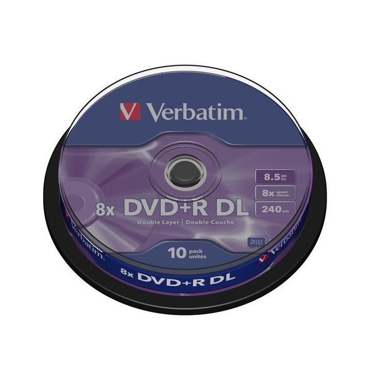 Verbatim 10 DVD+R DL 8x