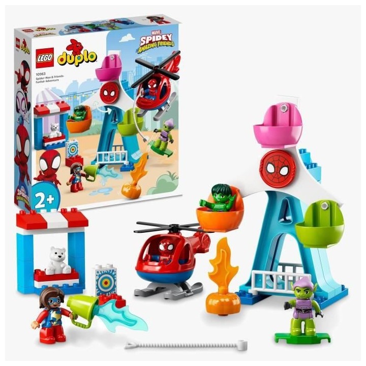 LEGO 10963 DUPLO Marvel Spider-Man et ses Amis : Aventures a la Fete F