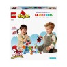 LEGO 10963 DUPLO Marvel Spider-Man et ses Amis : Aventures a la Fete Foraine, des 2 ans, avec Hélicoptere et Figurine Hulk