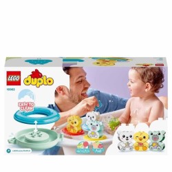 LEGO 10965 DUPLO Jouet de Bain : Le Train Flottant des Animaux, Set Baignoire pour Bébés et Enfants 1.5+ Ans avec Canard