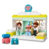 LEGO 10968 DUPLO La Visite Médicale, Jeu de Construction Grandes Briques, Jouet Éducatif d'Apprentissage Pour Bébés Des 2 An