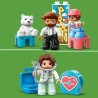 LEGO 10968 DUPLO La Visite Médicale, Jeu de Construction Grandes Briques, Jouet Éducatif d'Apprentissage Pour Bébés Des 2 An