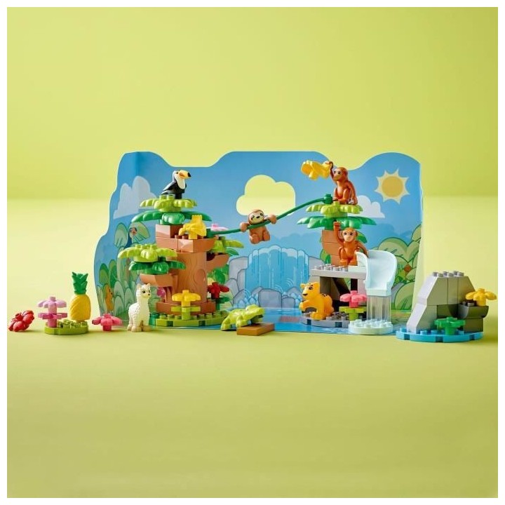 LEGO 10973 DUPLO Animaux Sauvages d'Amérique du Sud, des 2 Ans, Figur