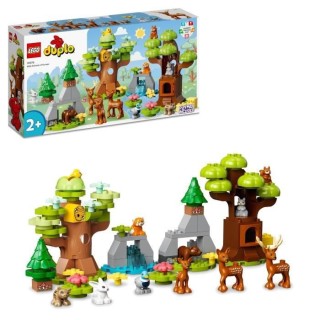 LEGO 10979 DUPLO Animaux Sauvages d'Europe, Jouet d'Éveil des 2 Ans,