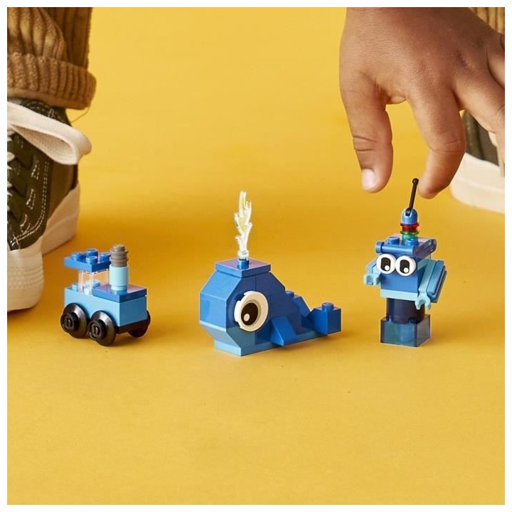 LEGO 11006 Classic Briques Créatives Bleues, Jeu Éducatif pour Enfan