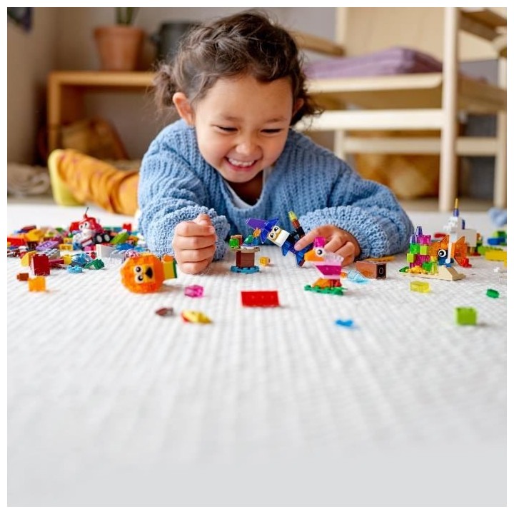 LEGO 4+ Classic 11013 Briques transparentes créatives, Jeu de constru