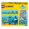 LEGO 4+ Classic 11013 Briques transparentes créatives, Jeu de construction en briques incluant des animaux pour enfants