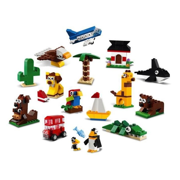 LEGO 4+ Classic 11015 Briques créatives « Autour du monde » Jeu de