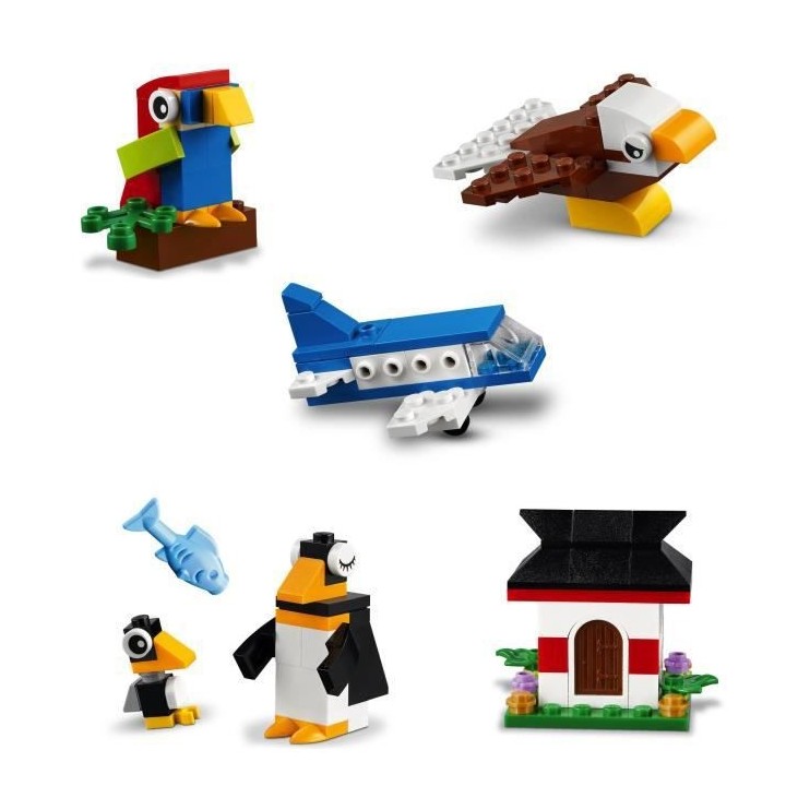 LEGO 4+ Classic 11015 Briques créatives « Autour du monde » Jeu de