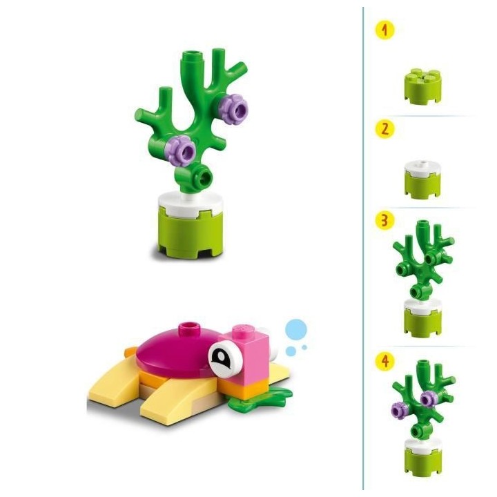 LEGO 11018 Classic Jeux Créatifs Dans L'Océan, Boite de Briques, 6 M